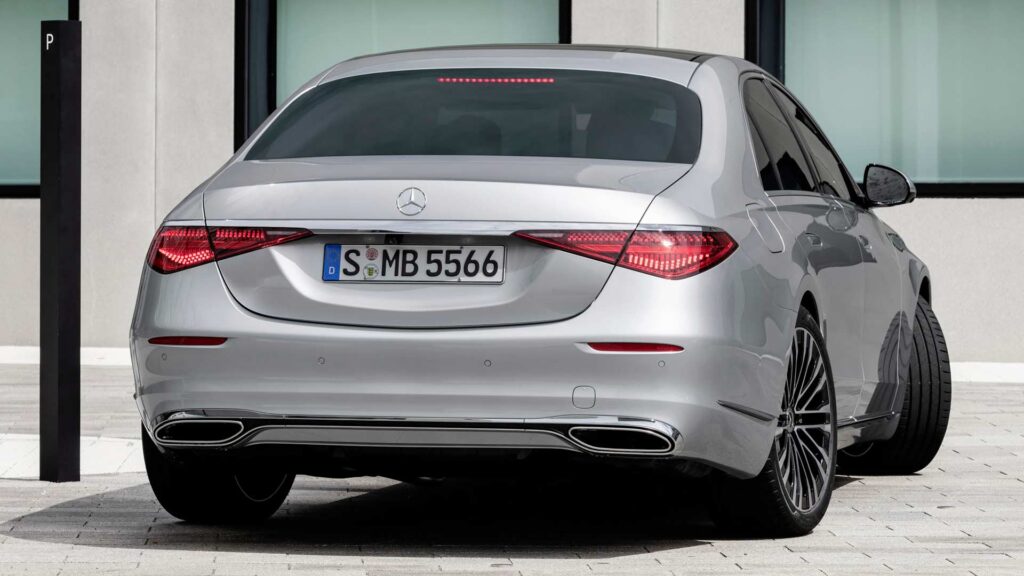 Mercedes Clase S, dirección de las ruedas traseras