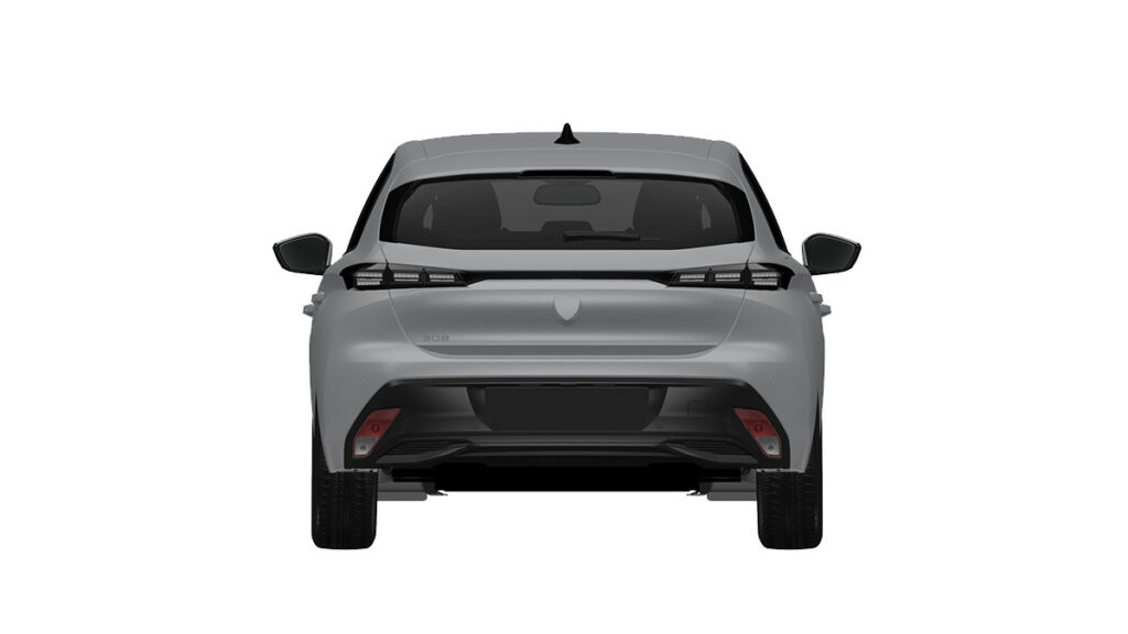 Peugeot 308 2022 trasera