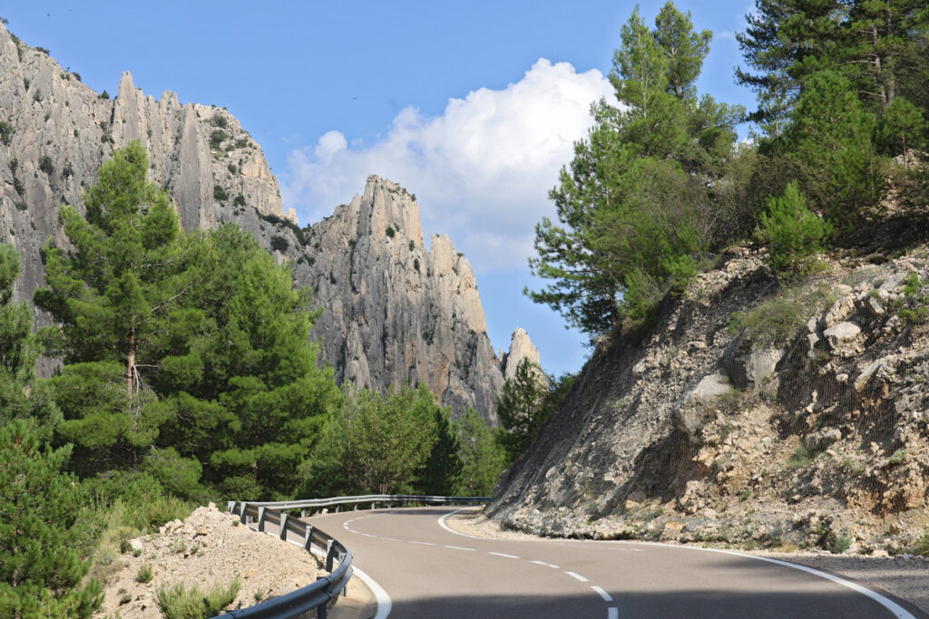 España en cabrio (III): Teruel, la otra ruta del silencio, ruta en BMW 430i, Carretera A-1702, Ruta del Silencio, Teruel
