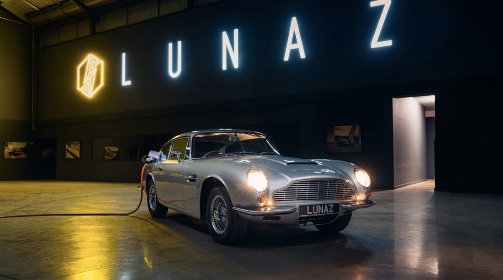 Lunaz presenta un restomod eléctrico del mítico Aston Martin DB6