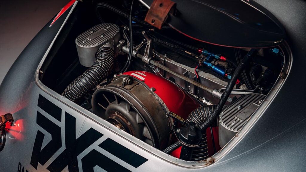 Porsche 356 con orugas