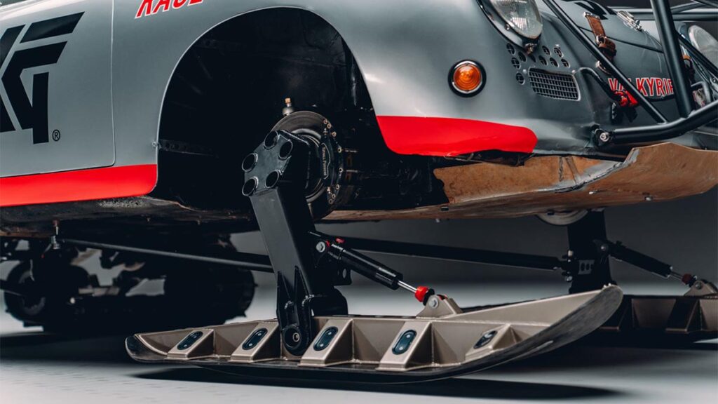 Porsche 356 con orugas