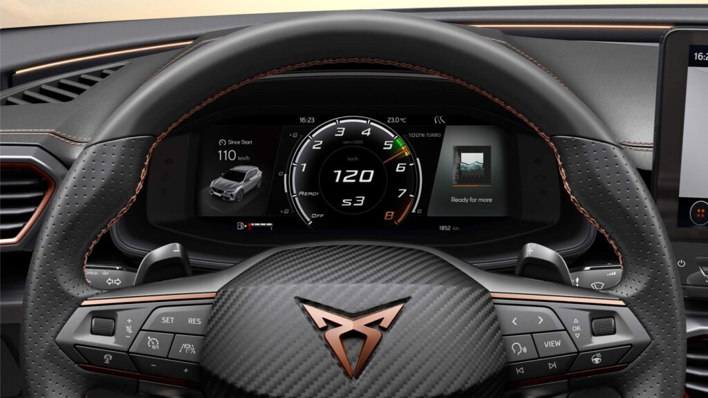 Cupra Formentor VZ5 instrumentacion