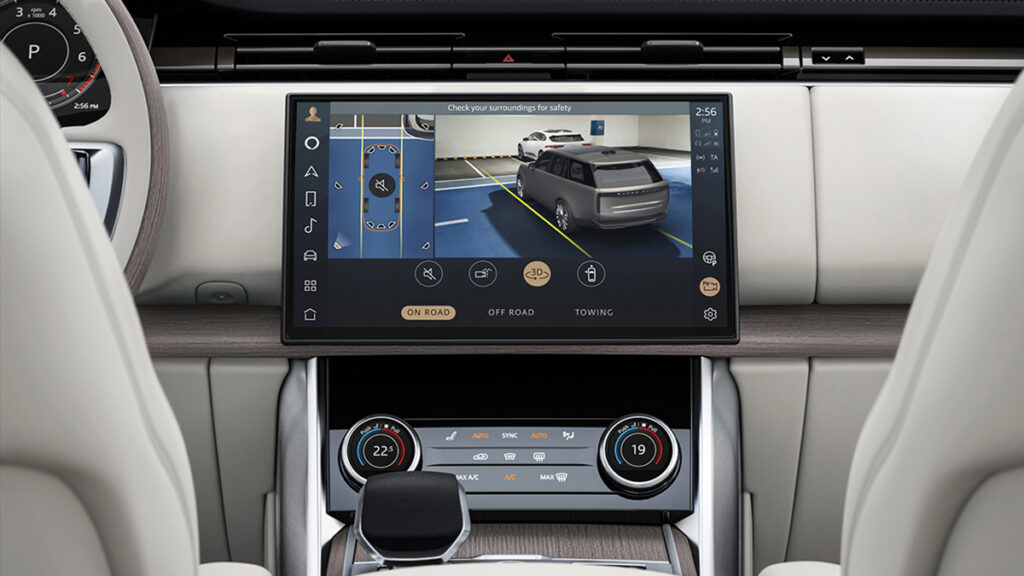 Range Rover 2022 pantalla