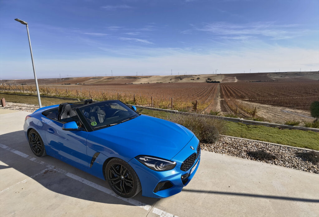 España en cabrio (V), BMW Z4 con los vinos D.O. Rueda