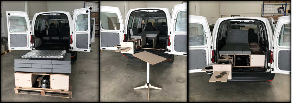 Accesorios Low Cost para camperizar tu VW Caddy