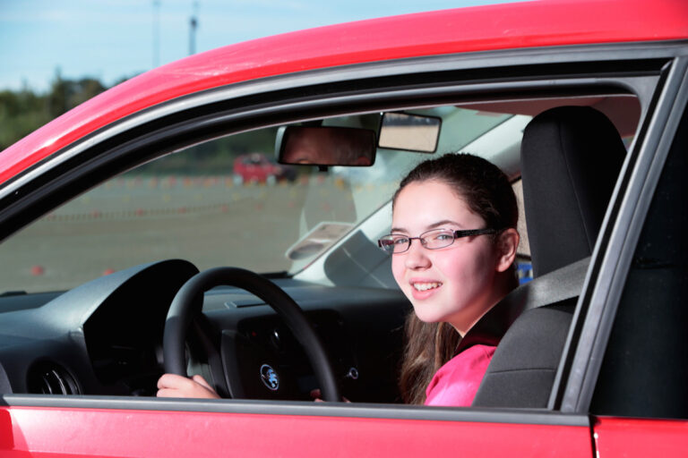 A Young Driver gets motoring