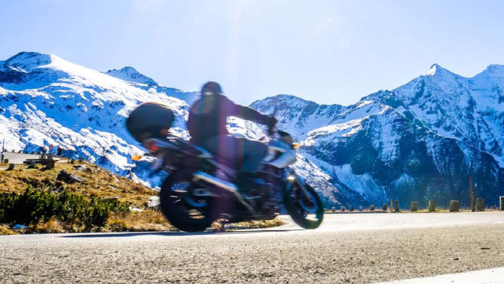 Conducir moto frio