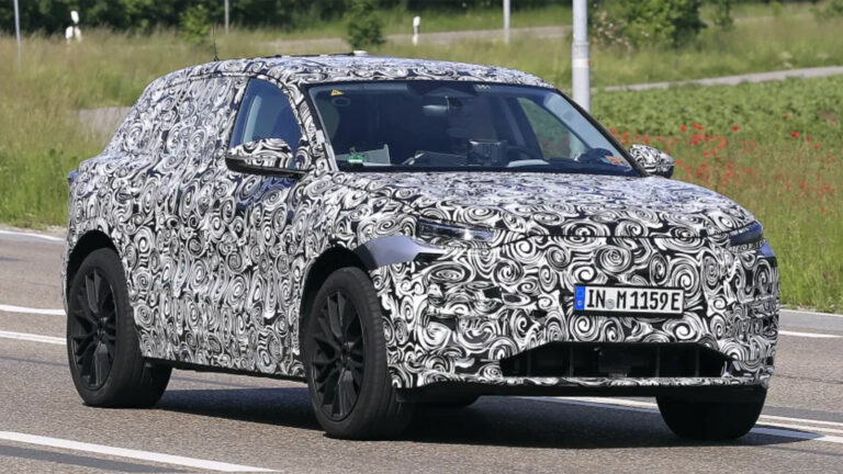 Audi Q6 e tron fotos espia