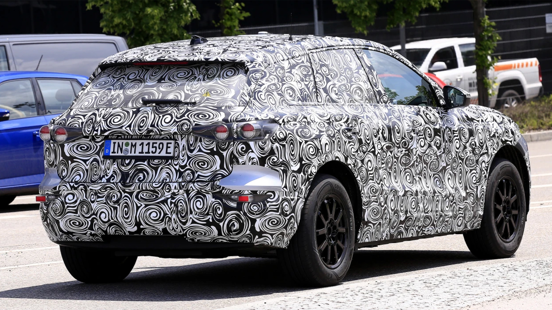 Audi Q6 e-tron 2022 vista trasera