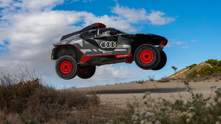 Auri RS Q e tron Dakar Test Zaragoza 1