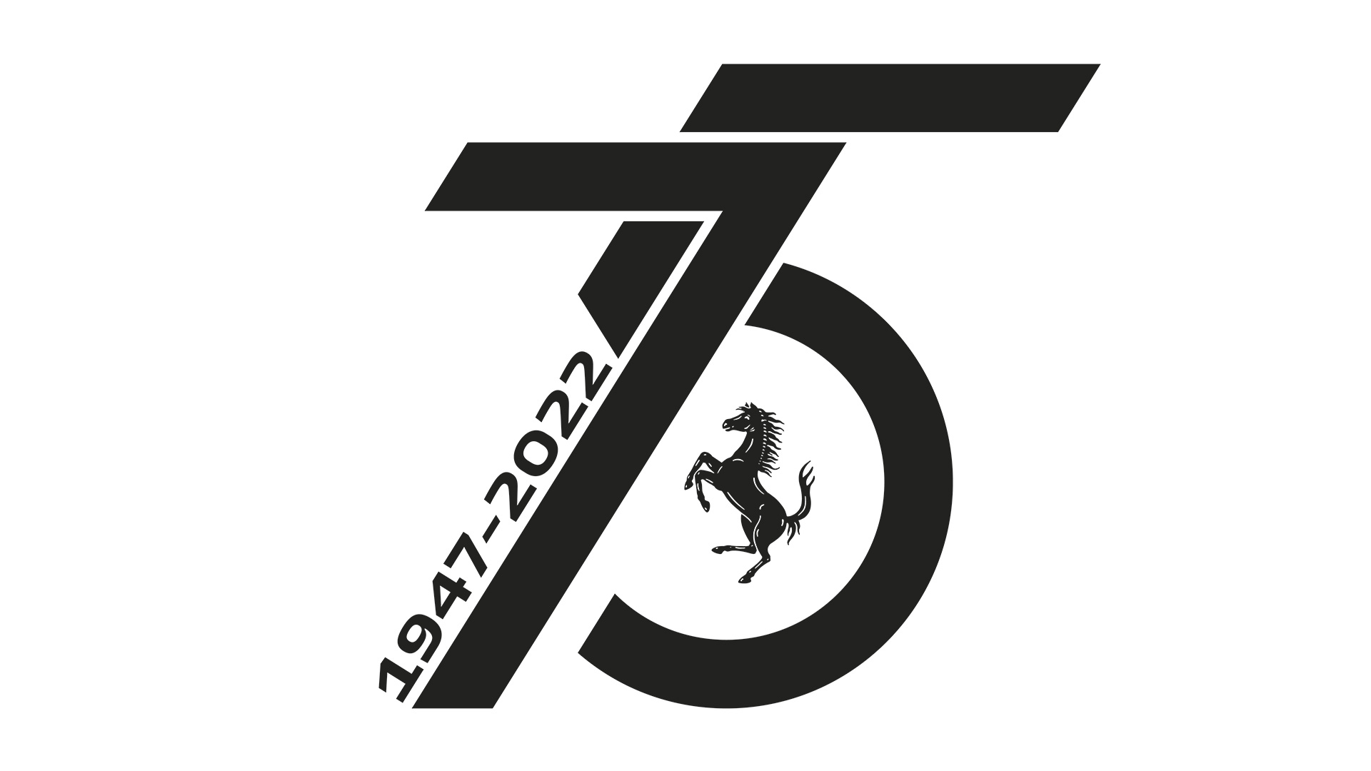 ferrari logo 75 aniversario