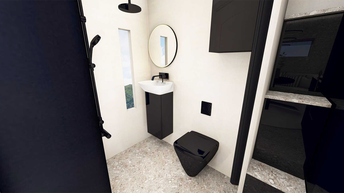 Mercedes-Benz Unimog SOD Rise 4x4 cuarto de baño