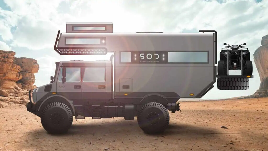 Mercedes-Benz Unimog SOD Rise 4x4: una increíble autocaravana todoterreno valorada en un millón de dólares