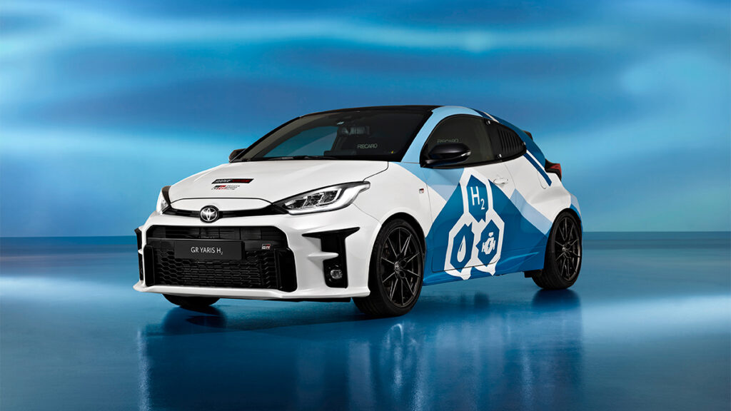 El último experimento de Toyota es un GR Yaris propulsado con hidrógeno