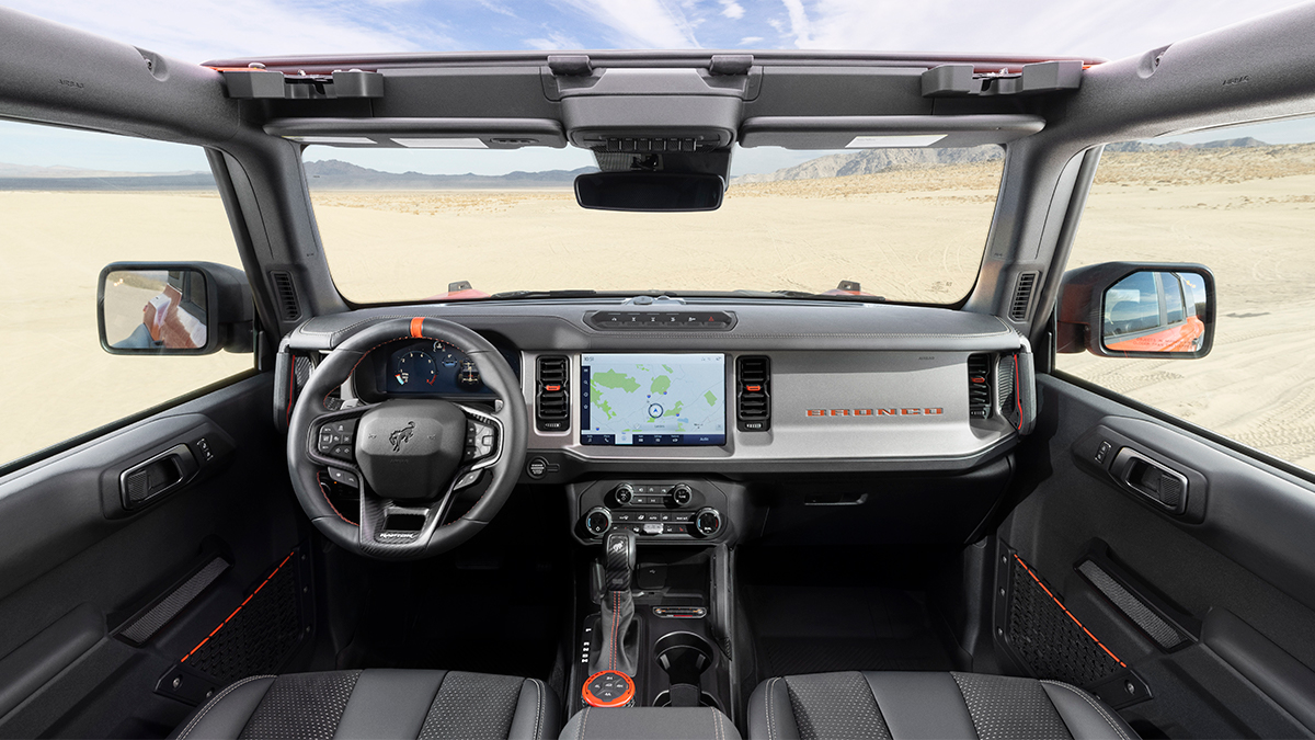 Ford Bronco Raptor 2022 interior