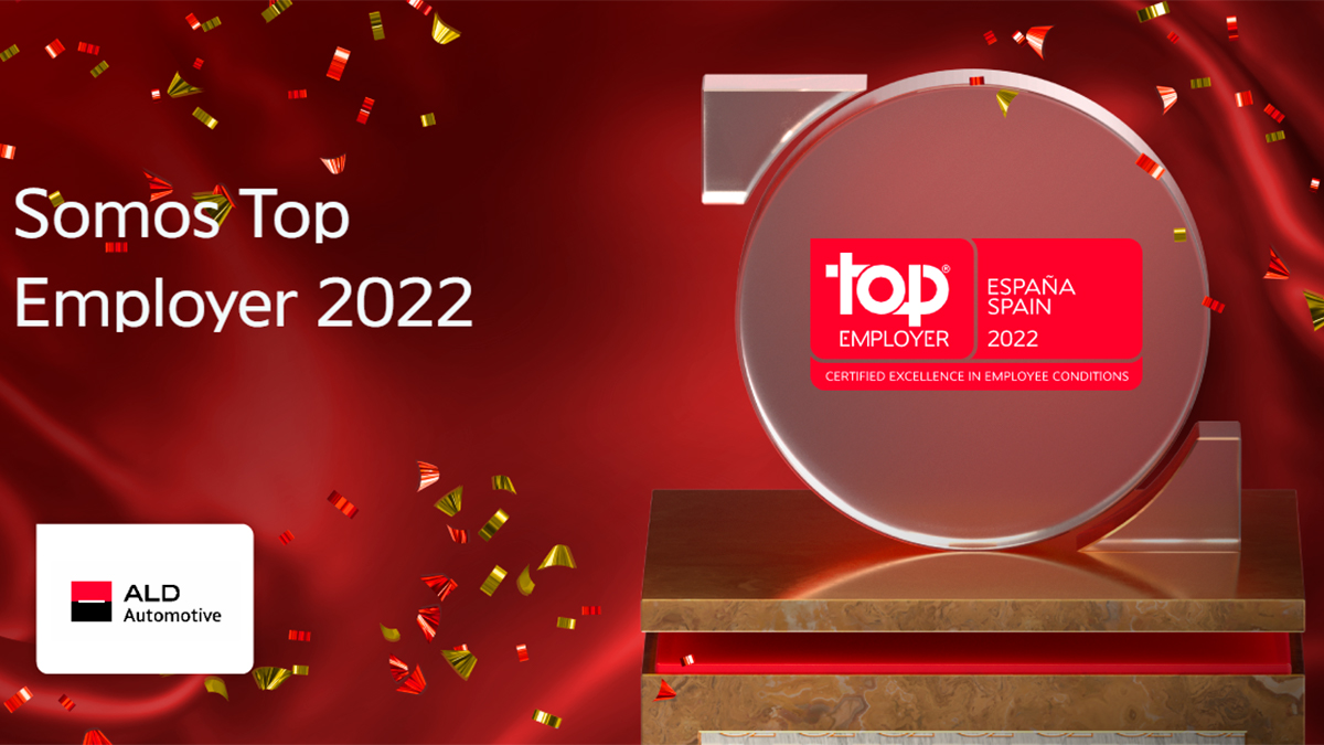 ALD Automotive recibe el premio Top Employer por quinto año consecutivo