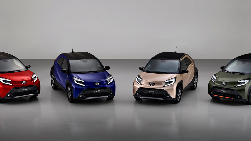 Nuevo Toyota Aygo X Cross 2022: gama y precios para el mercado español