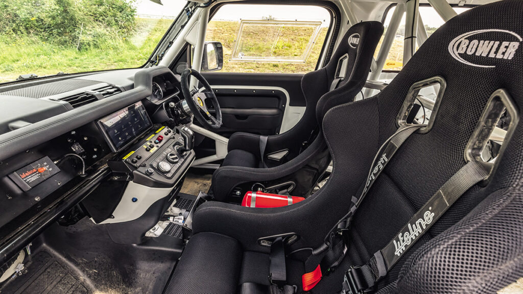 Bowler Defender Challenge interior