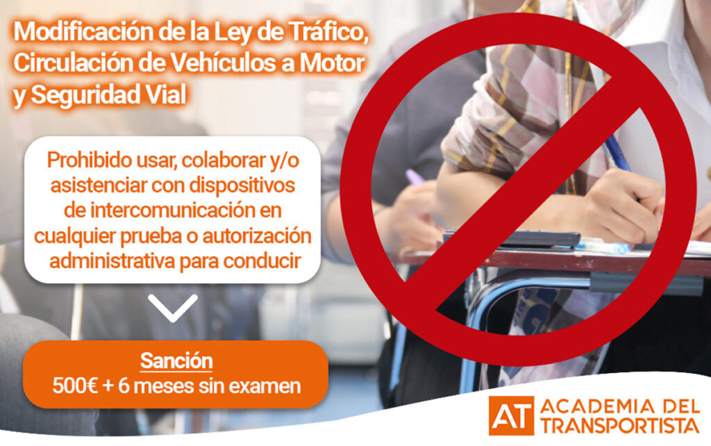 Copiar examen de conducir