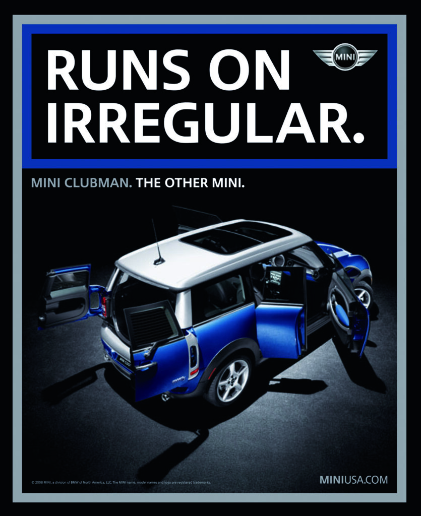 mini runs on irregular ad 09