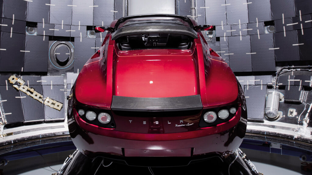 Tesla Roadster Space X