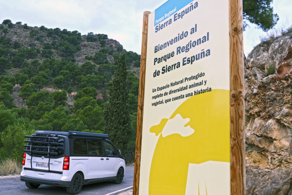 Toyota Proace Camper, Sierra de la Espuña