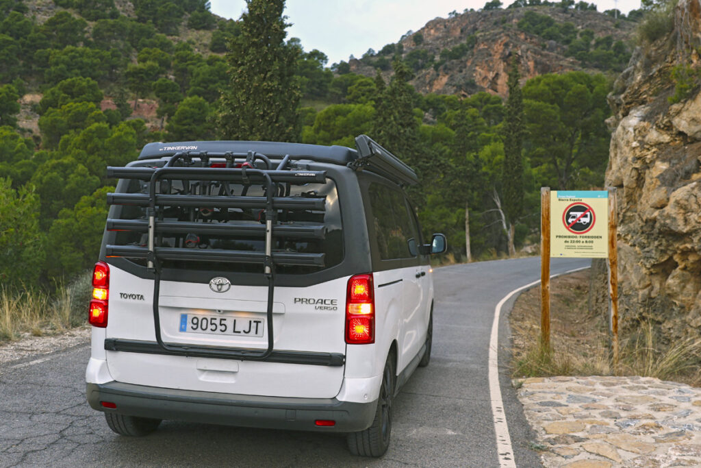 Toyota Proace Camper, Sierra de la Espuña