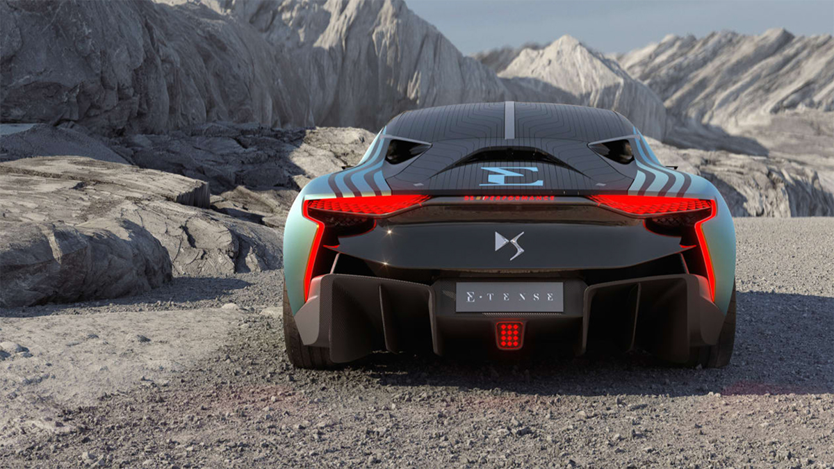 DS E-Tense Performance vista trasera