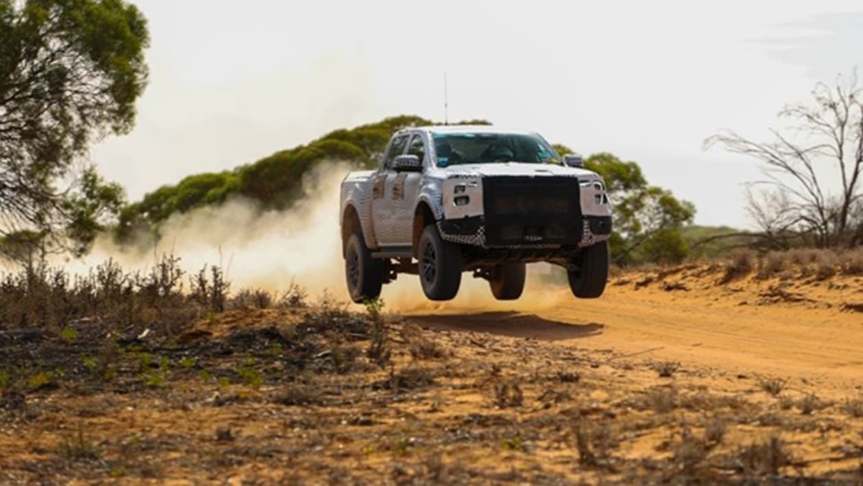 Ford Ranger Raptor Marron Pickup Salto