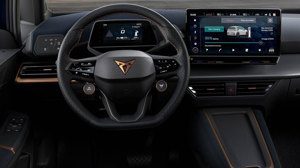 Cupra Born 2022 interior