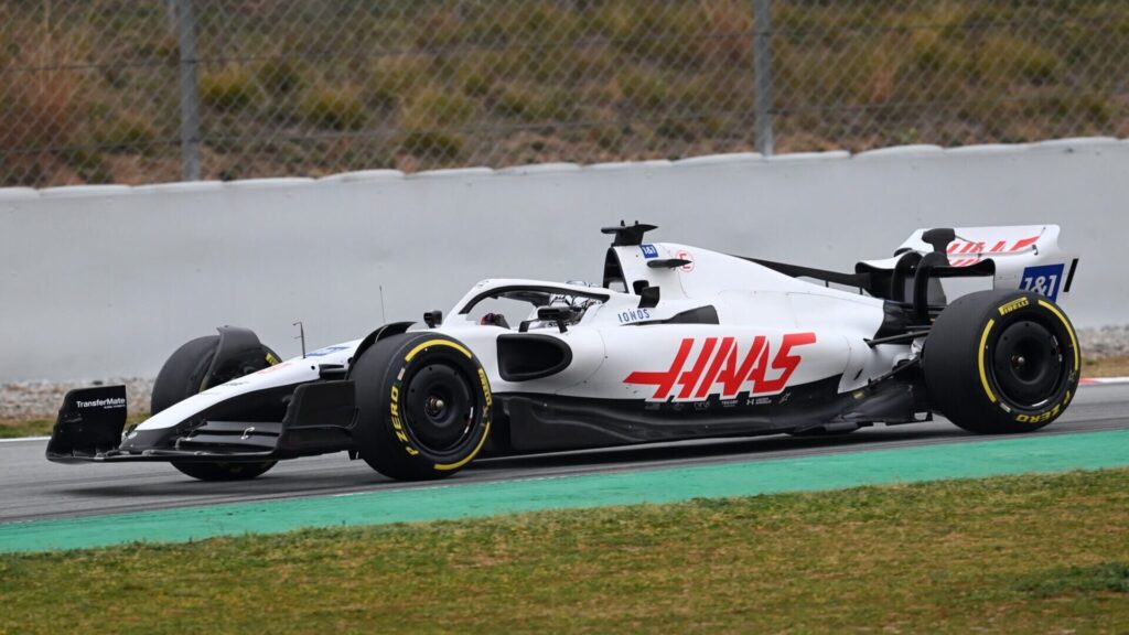 Haas F1 sin decoracion