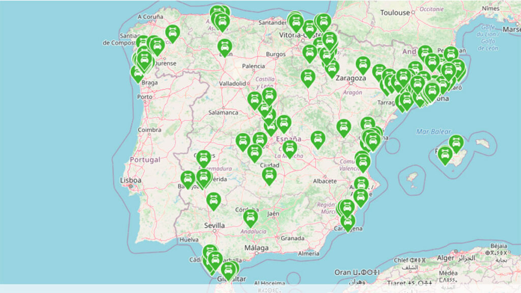 mapa interactivo talleres