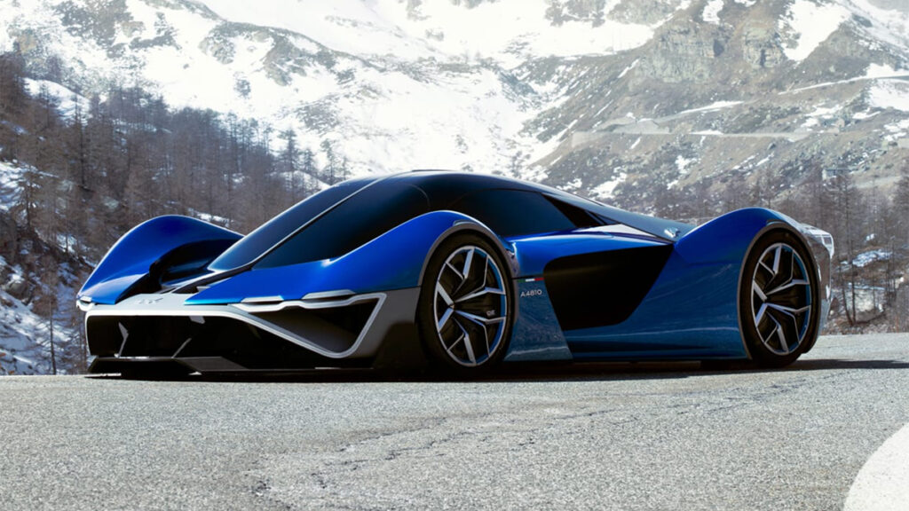 Alpine A4810 Concept: un futurista prototipo propulsado por hidrógeno que nos gustaría ver en la realidad