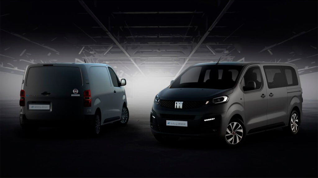 Ya están aquí los nuevos Fiat Professional Scudo y Fiat Ulysse 2022 y sus versiones 100% eléctricas