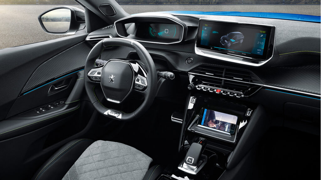 Peugeot e-2008 GT interior