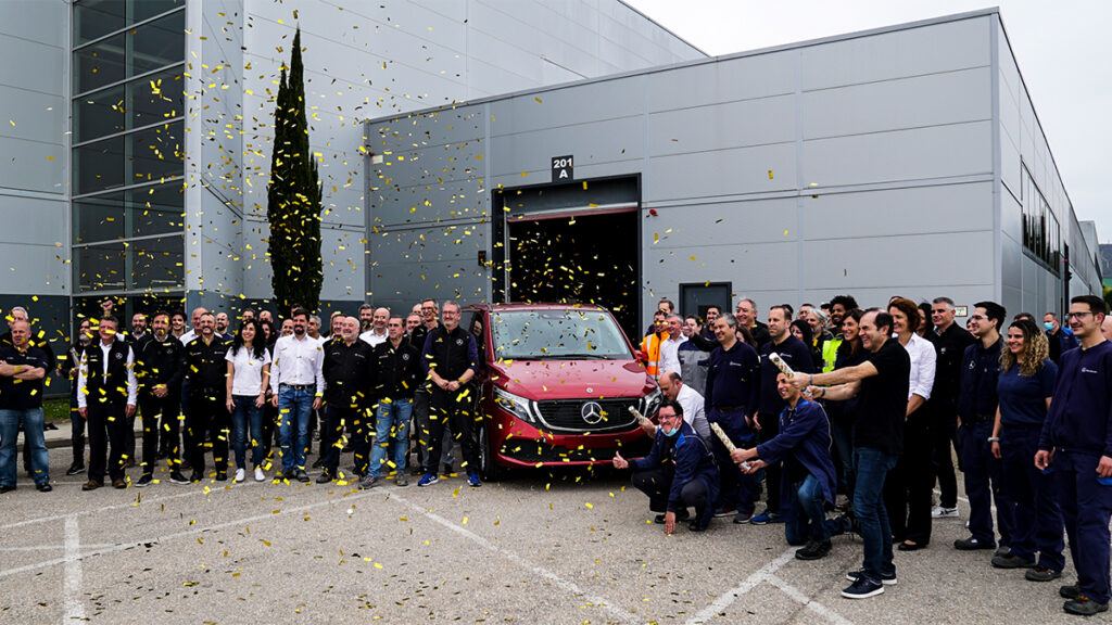 La planta de Mercedes-Benz Vitoria celebra la producción de un millón de unidades de Vito y Clase V