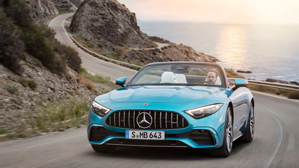 Nuevo Mercedes-AMG SL 43: con un cuatro cilindros microhíbrido de 381 CV, etiqueta ECO y tracción trasera