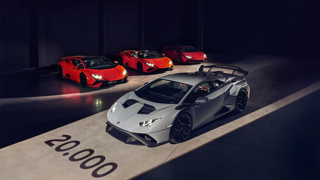 Lamborghini alcanza las 20.000 unidades producidas del Lamborghini Huracán