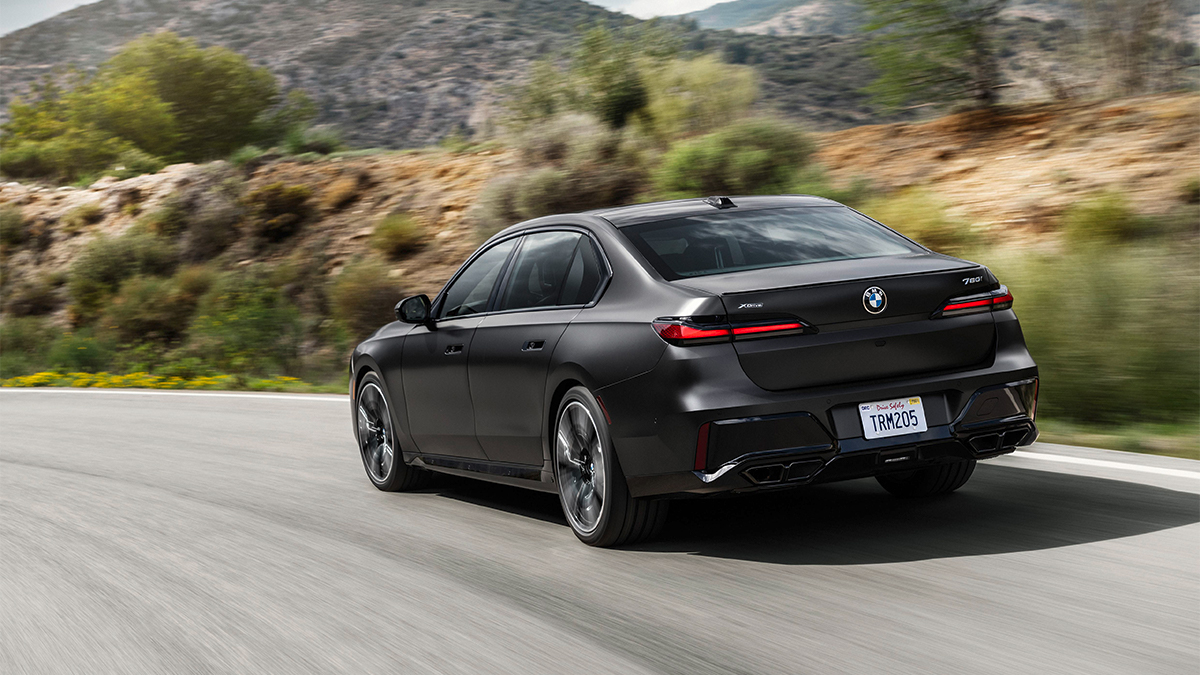 BMW Serie 7 trasera
