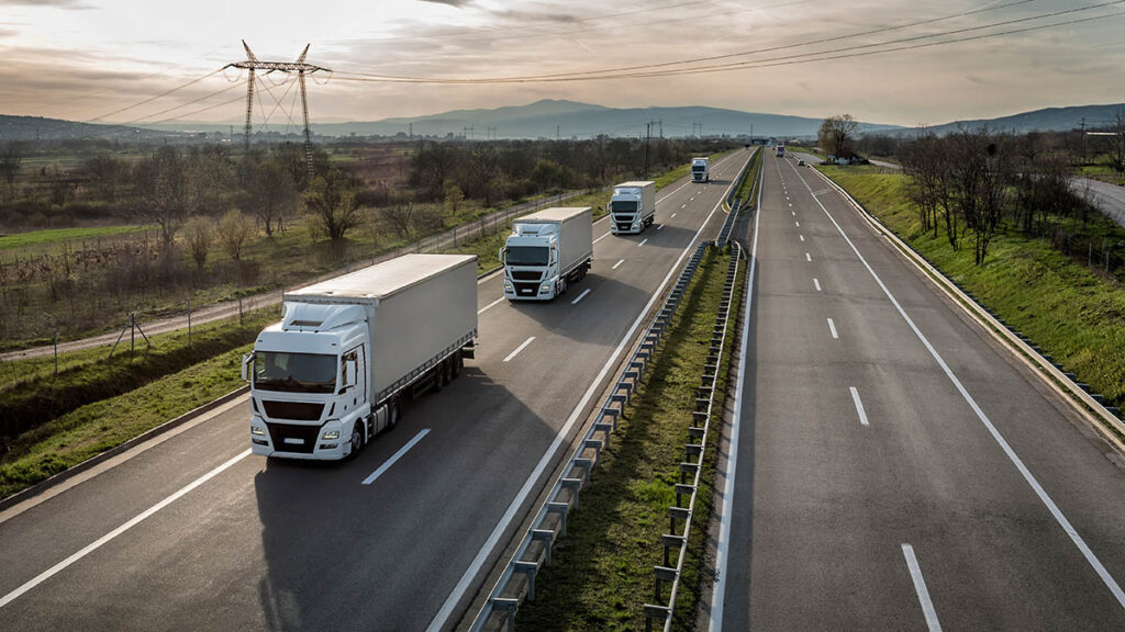 Camion circulando