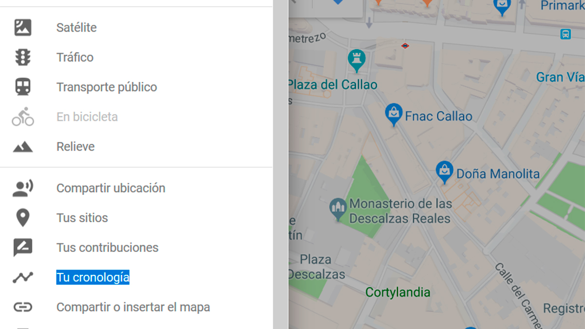 Google Maps: sigue estos pasos para borrar el historial de ubicaciones