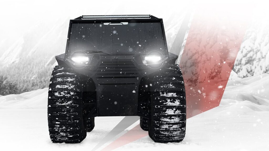 Atlas ATV: un monstruoso todoterreno de origen ucraniano capaz de hacer frente a cualquier tipo de superficie