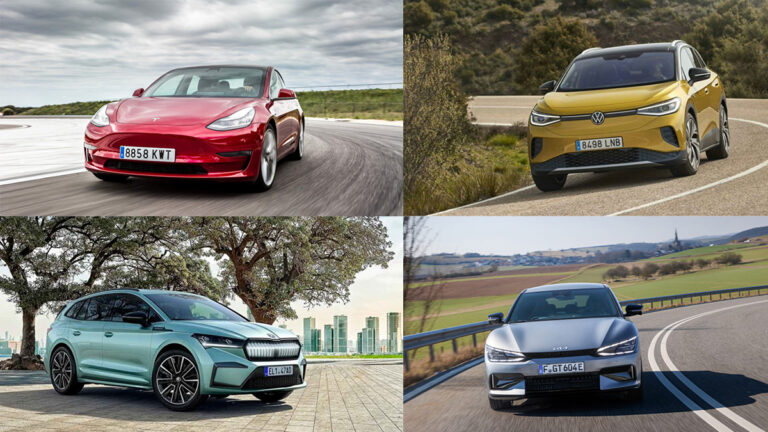 cinco coches electricos mayor autonomia 2022