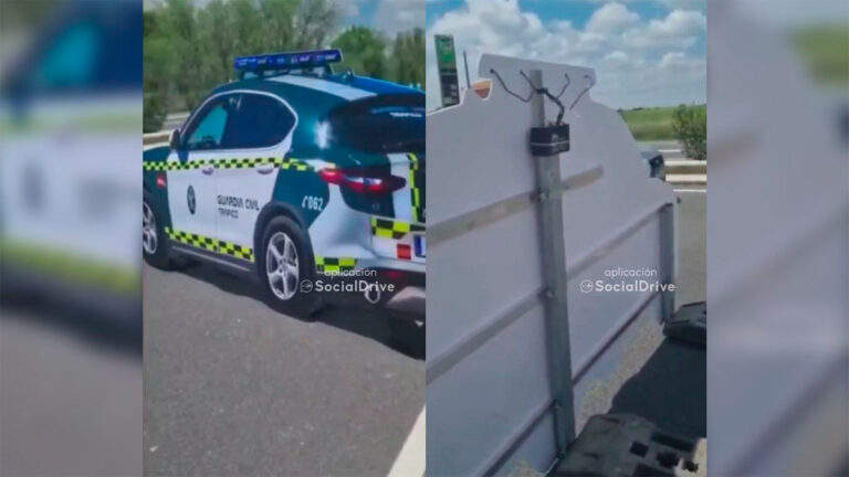 coche de carton guardia civil