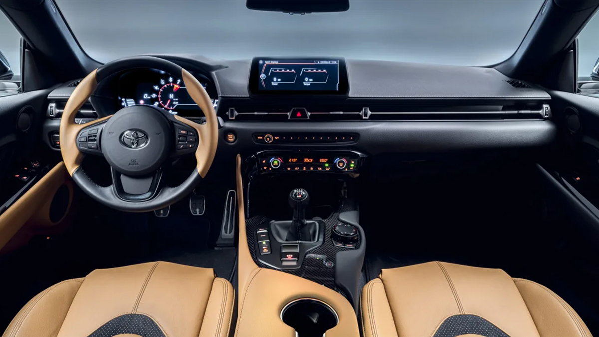 GR Supra interior