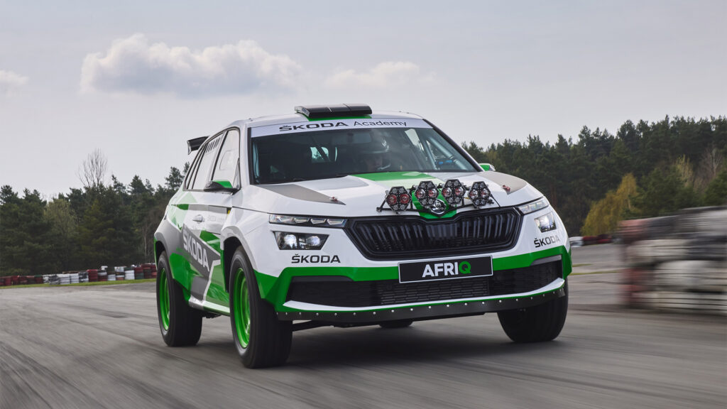 El nuevo Skoda Afriq es un brutal prototipo de rally basado en el Kamiq