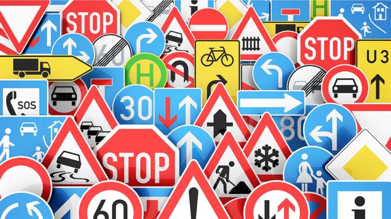 senales trafico fantasma inventadas