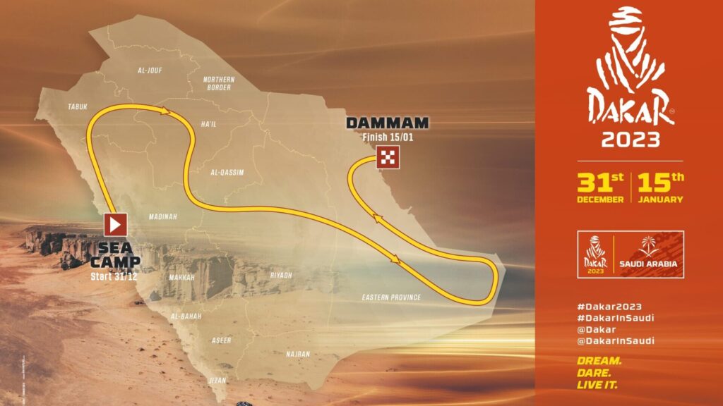 Recorrido Dakar 2023