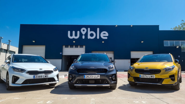 wible flota vehiculos aeropuerto madrid